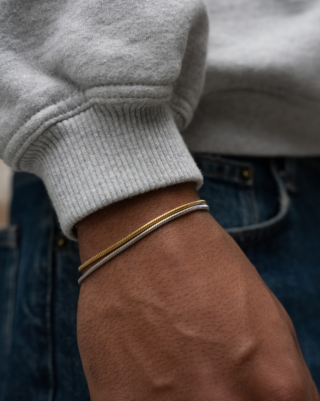 2mm Snake Bracelet