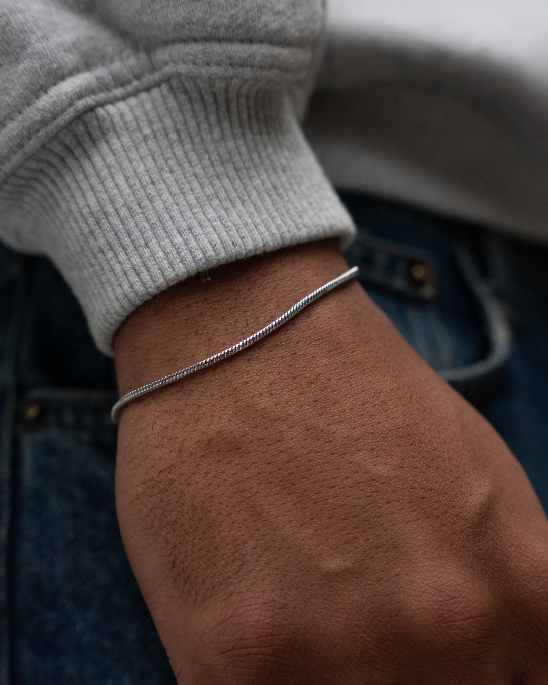 2mm Snake Bracelet